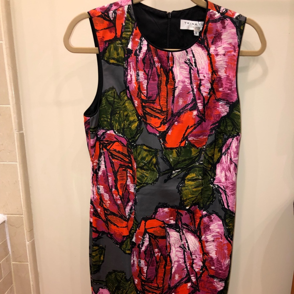 Trina Turk dress with flower pattern
